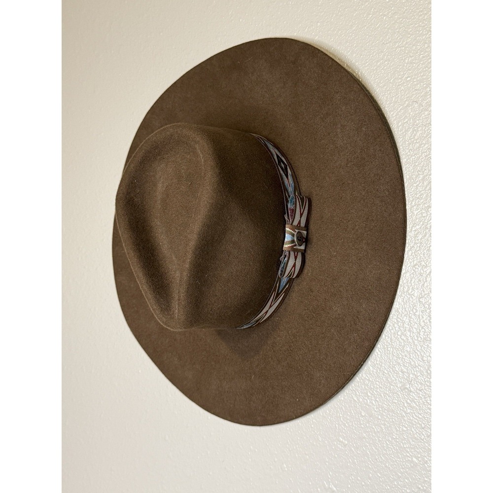 ROCKIN C by Cavenders 100% Australian Wool Brown Felt Western Hat 7.5" Small